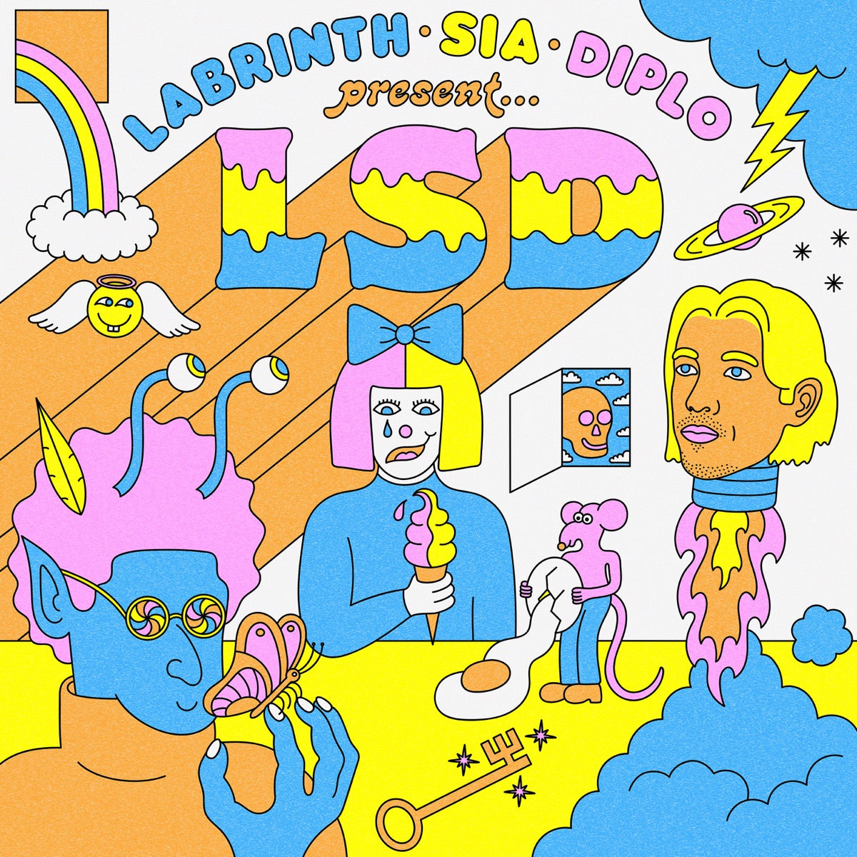 LSD — LABRINTH, SIA & DIPLO PRESENT... LSD, vinyl LP album cover