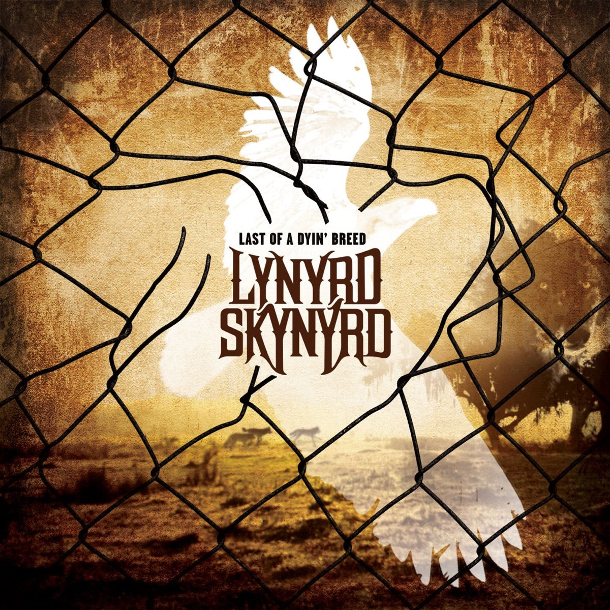 Lynyrd Skynyrd — Last of a Dyin' Breed, vinyl LP album cover