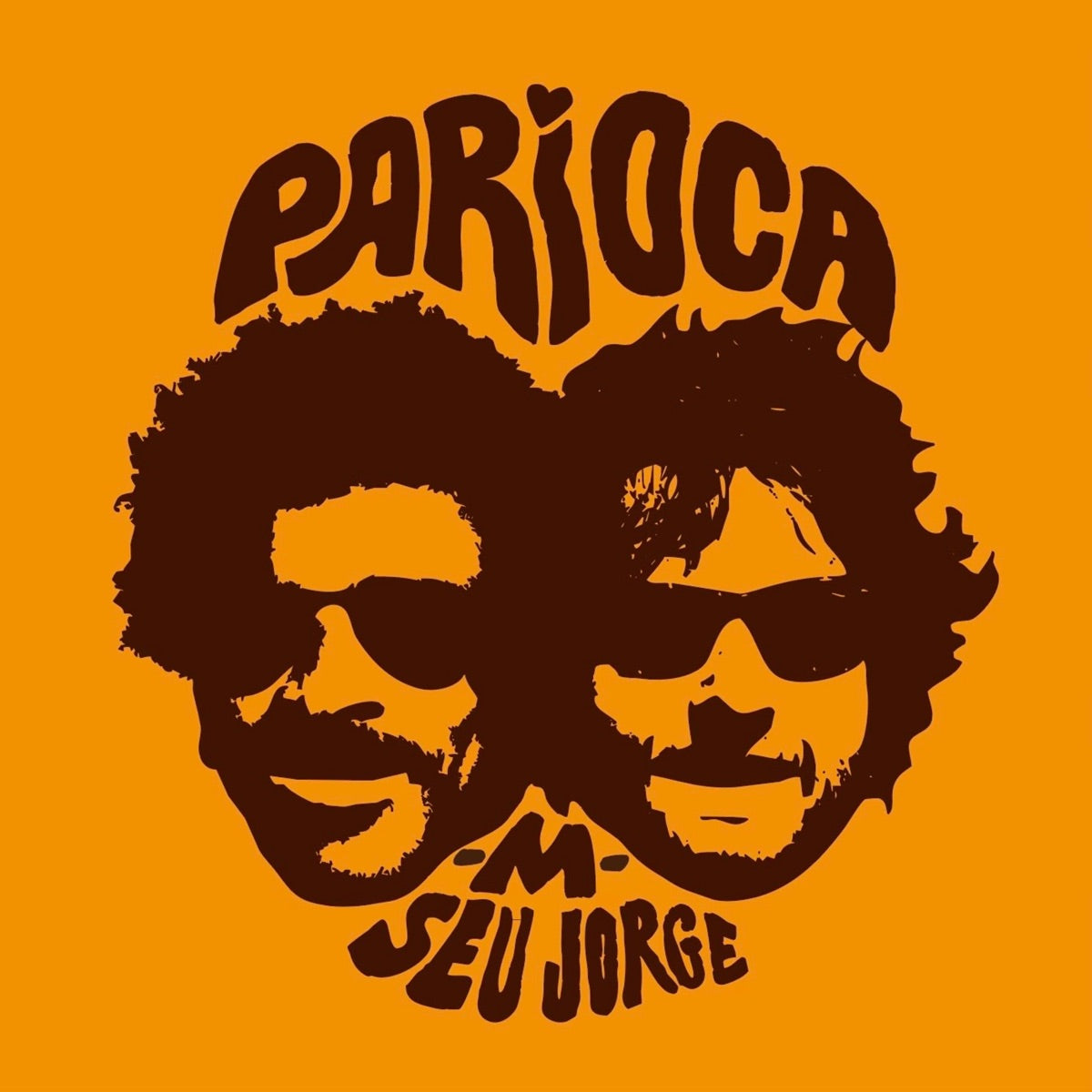 -M- & Seu Jorge — Parioca - Single, vinyl LP album cover