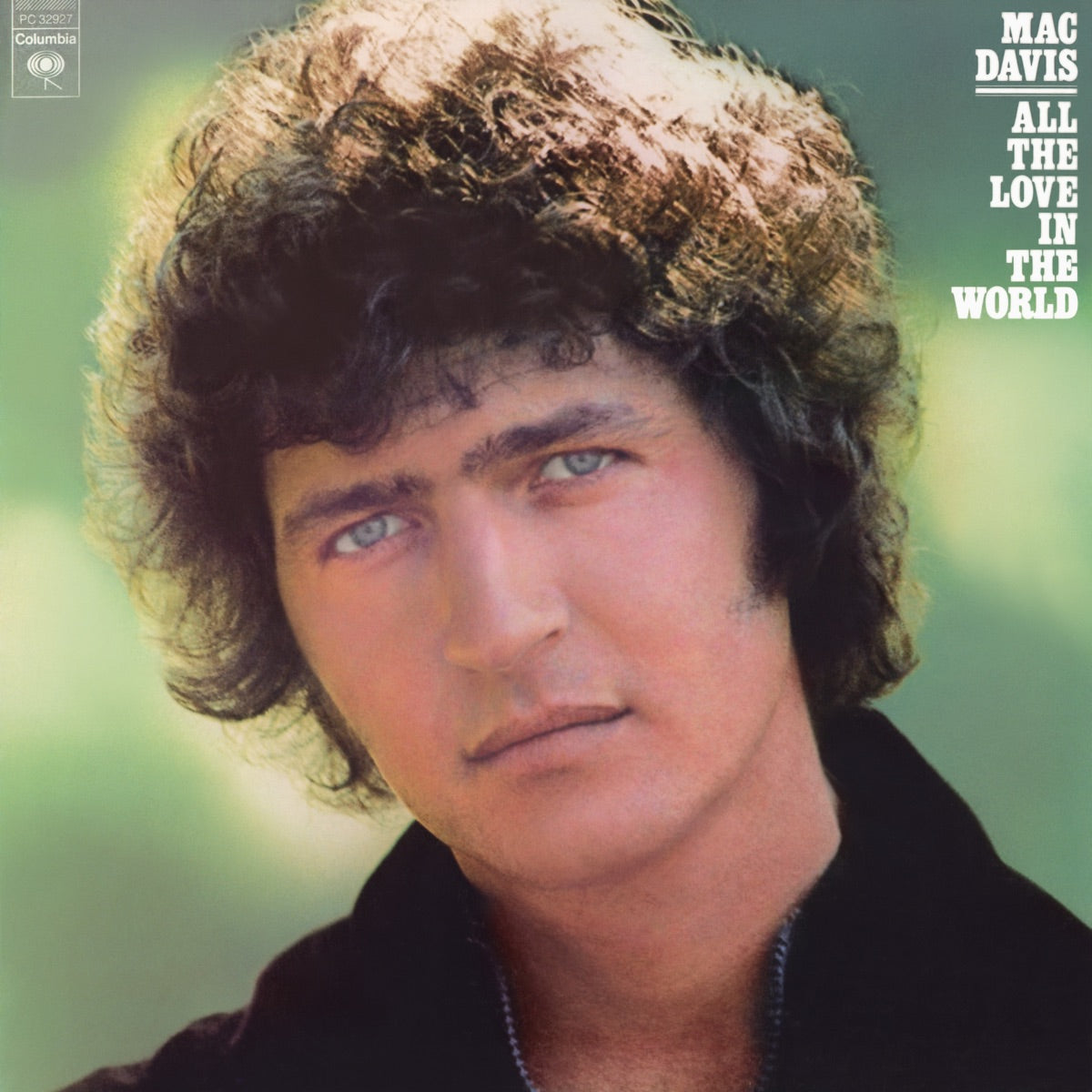 Mac Davis — All The Love In The World, vinyl LP album cover
