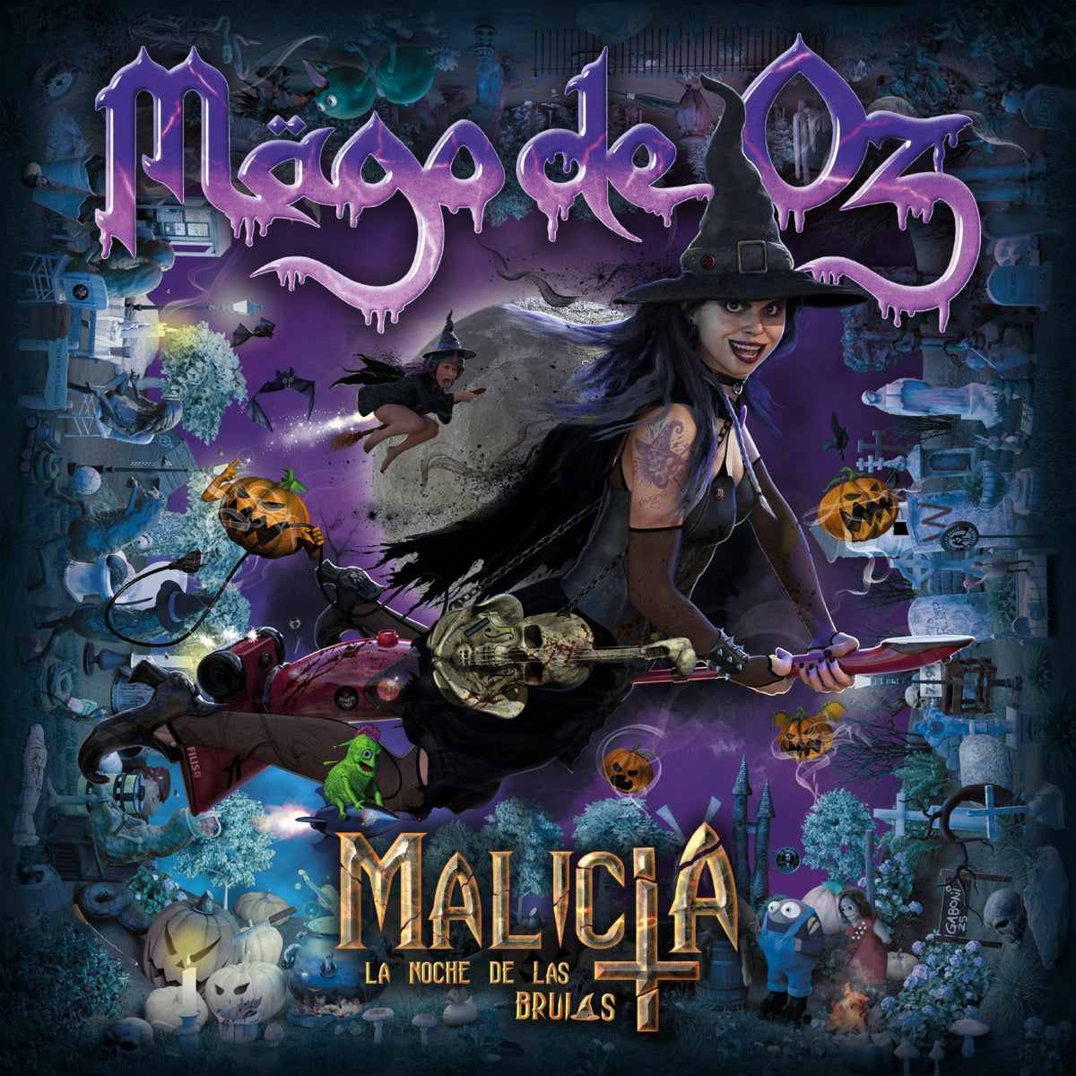 Mägo de Oz — Malicia, vinyl LP album cover