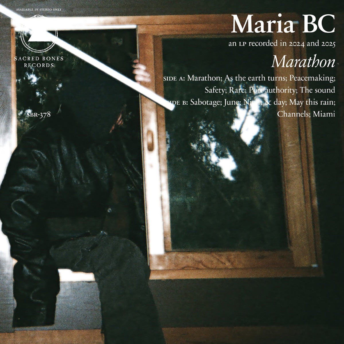 Maria BC — Marathon, vinyl LP album cover