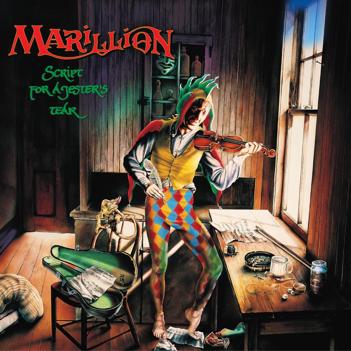 Marillion — Script For a Jester's Tear, vinyl LP album cover