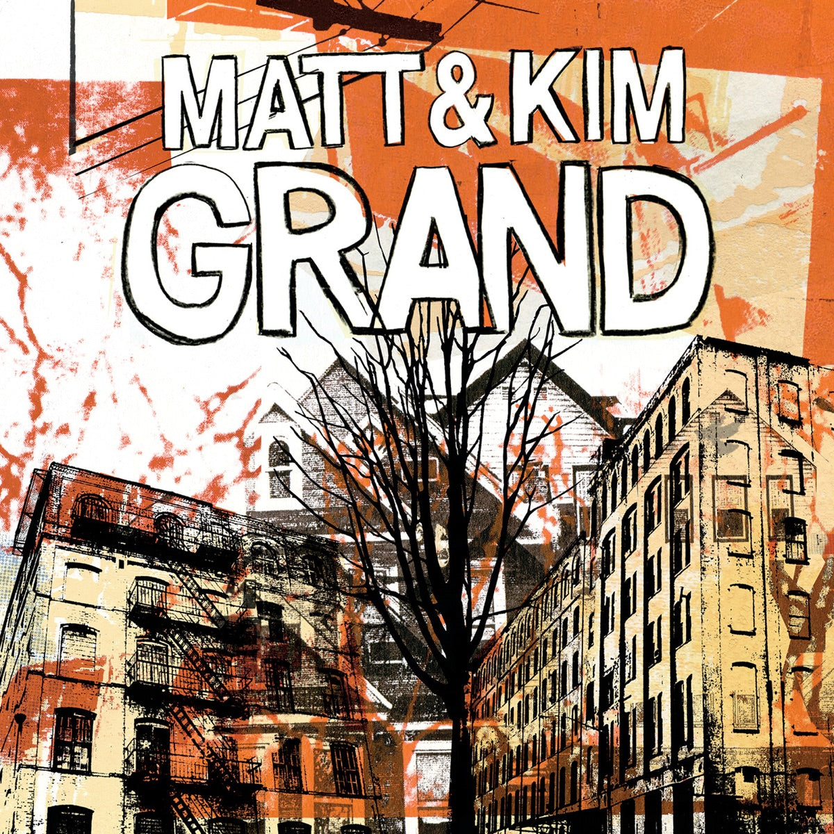 Matt and Kim — Grand, vinyl LP album cover