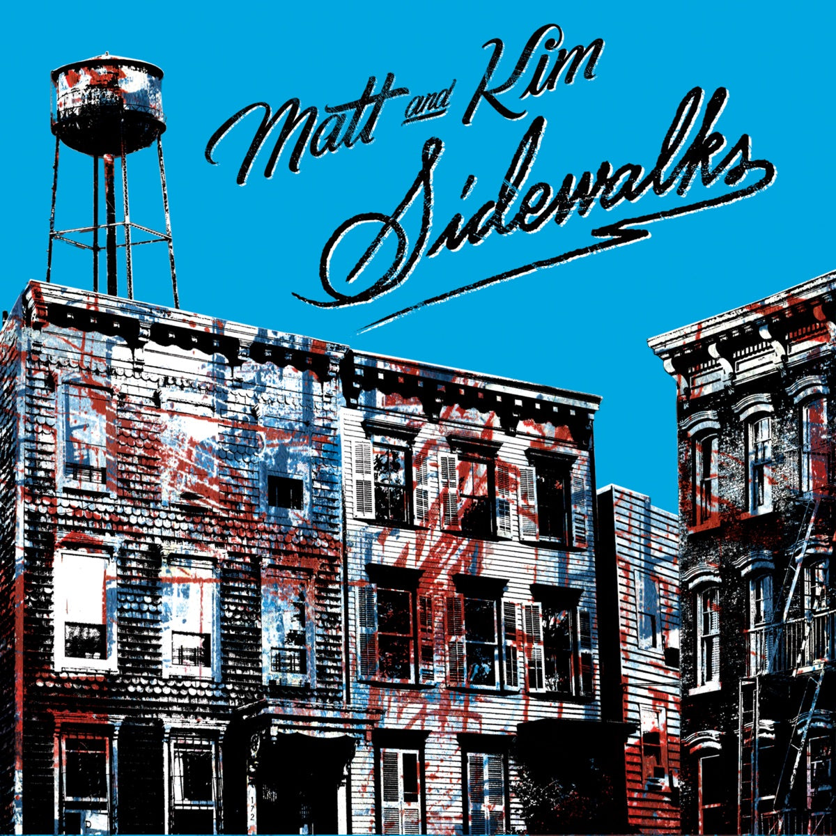 Matt and Kim — Sidewalks, vinyl LP album cover
