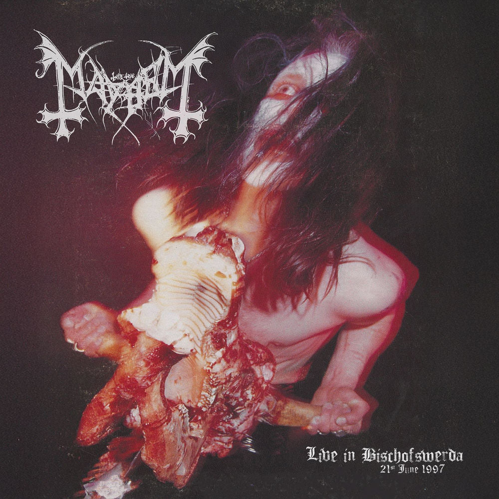 Mayhem — Live in Bischofswerda (June 21st, 1997), vinyl LP album cover