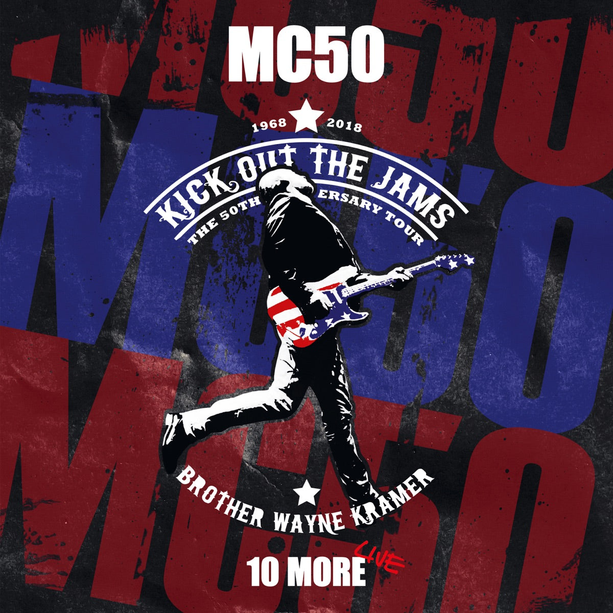 MC5 — MC50 - 10 More Live, vinyl LP album cover