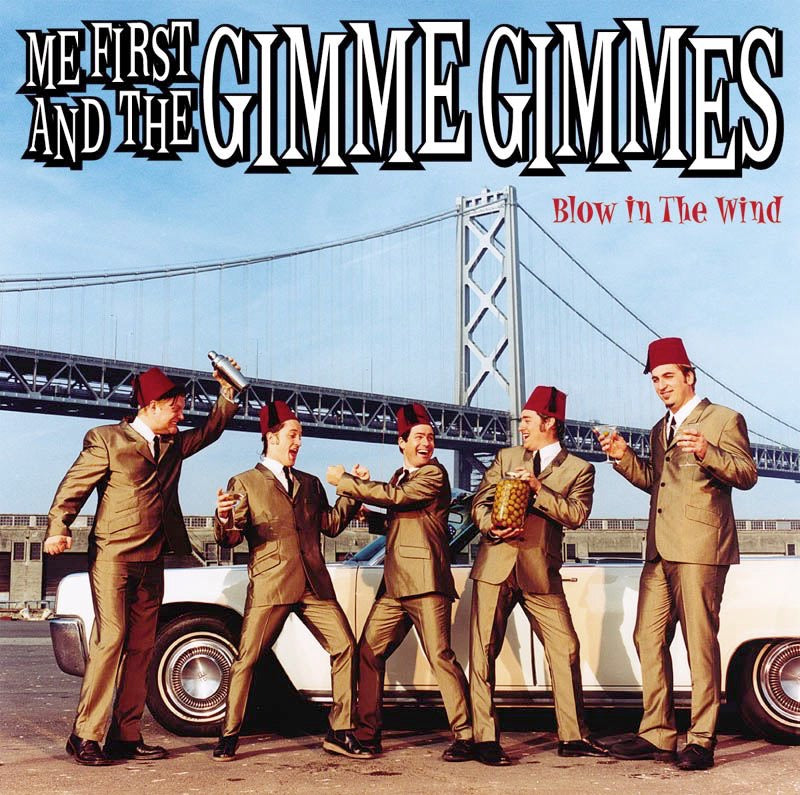 Me First and The Gimme Gimmes — Blow In the Wind, vinyl LP album cover