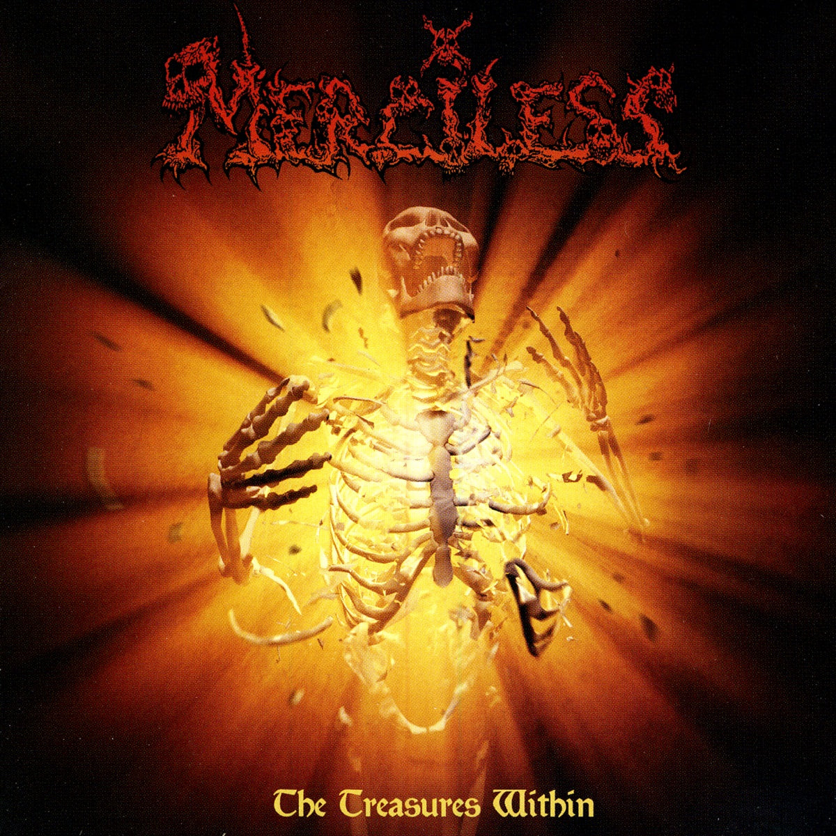 Merciless — The Treasures Within, vinyl LP album cover