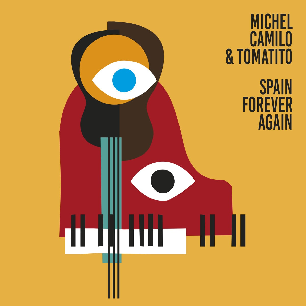 Michel Camilo & Tomatito — Spain Forever Again, vinyl LP album cover