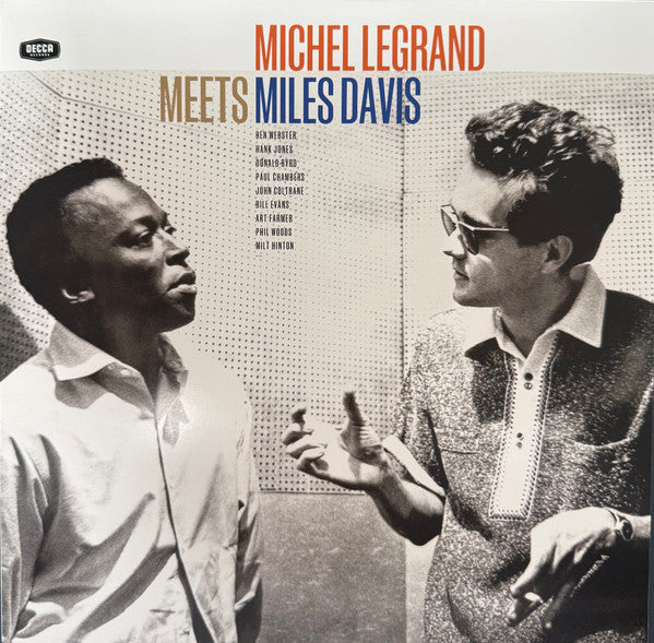 Michel Legrand — Michel Legrand Meets Miles Davis, vinyl LP album cover