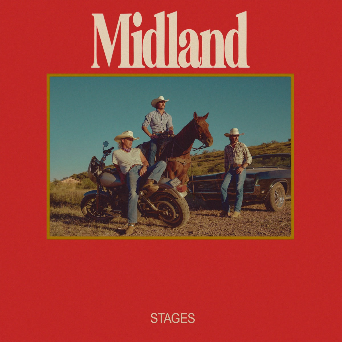 Midland — Stages, vinyl LP album cover
