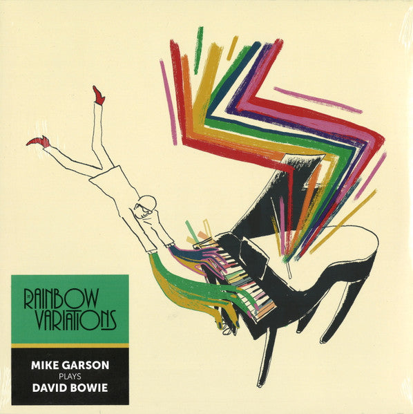 Mike Garson — The Rainbow Variations (Mike Garson Plays David Bowie), vinyl LP album cover