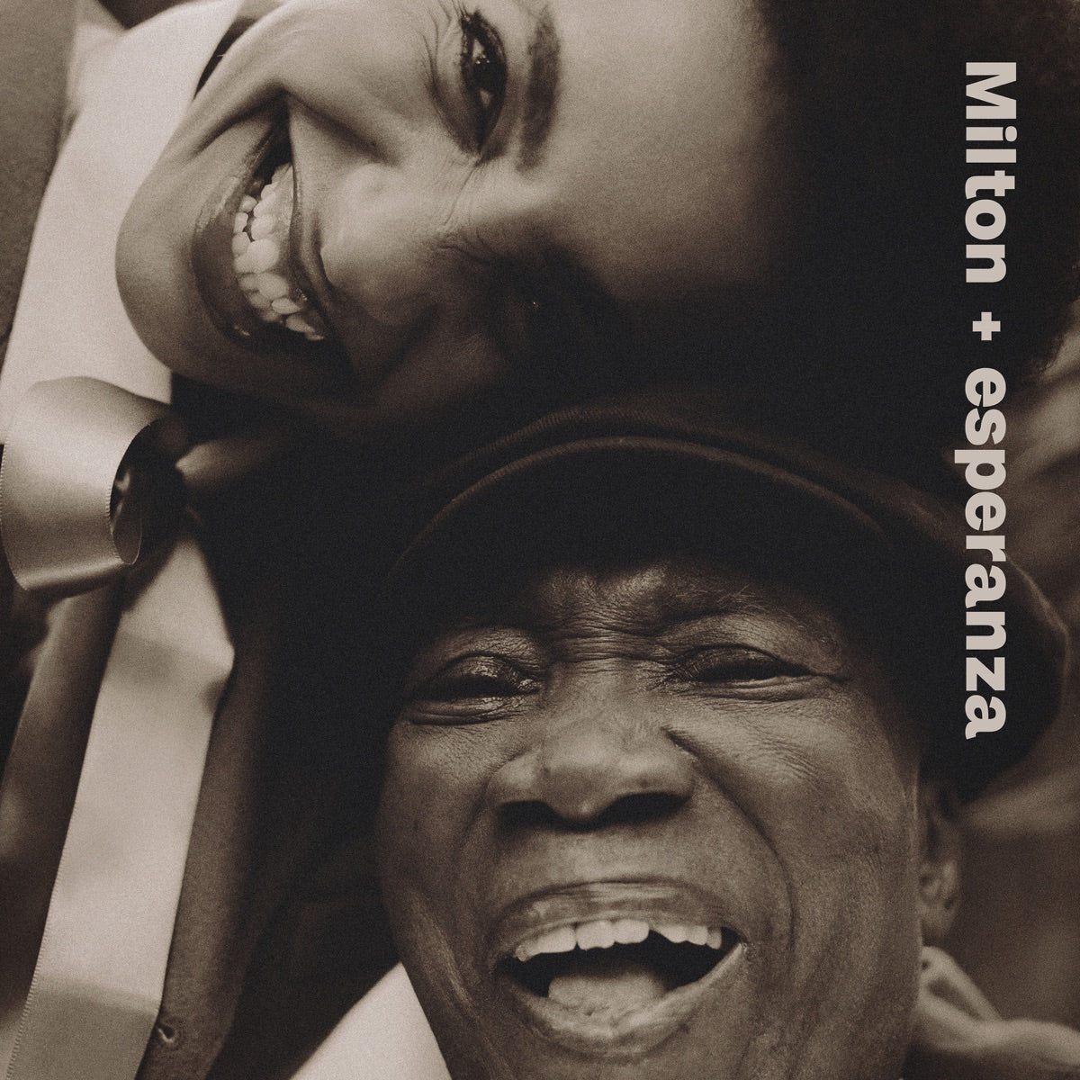 Milton Nascimento & Esperanza Spalding — Milton + esperanza, vinyl LP album cover