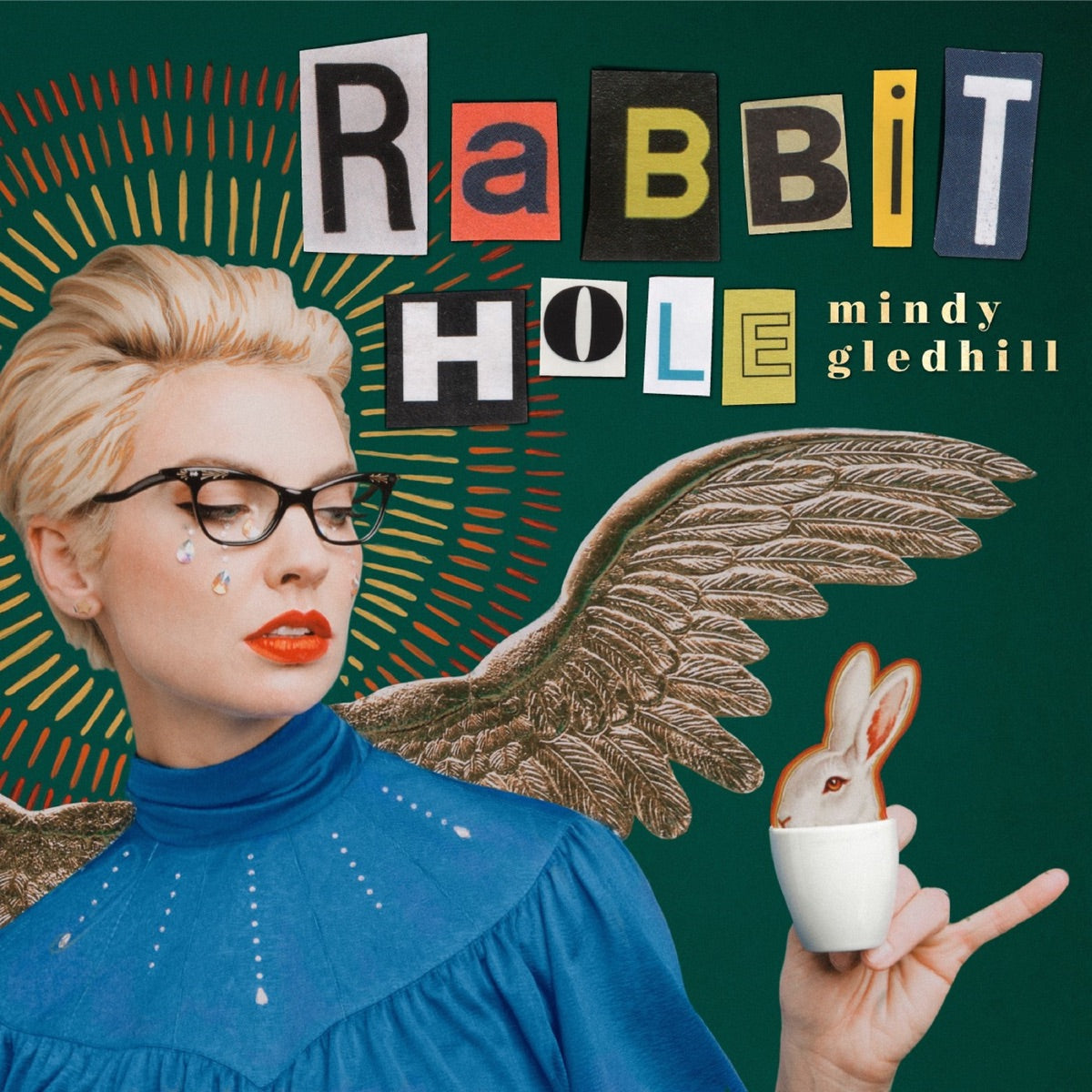 Mindy Gledhill — Rabbit Hole, vinyl LP album cover