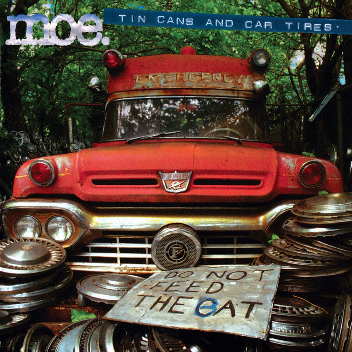 Moe — Tin Cans and Car Tires (25th Anniversary Edition), vinyl LP album cover
