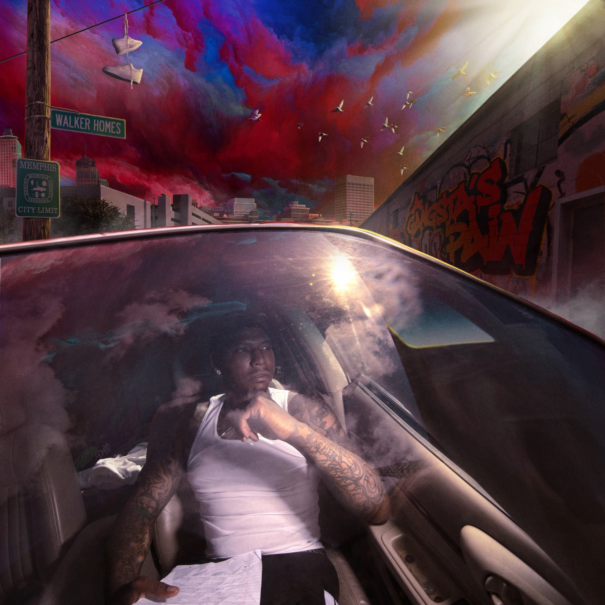 Moneybagg Yo — A Gangsta's Pain, vinyl LP album cover