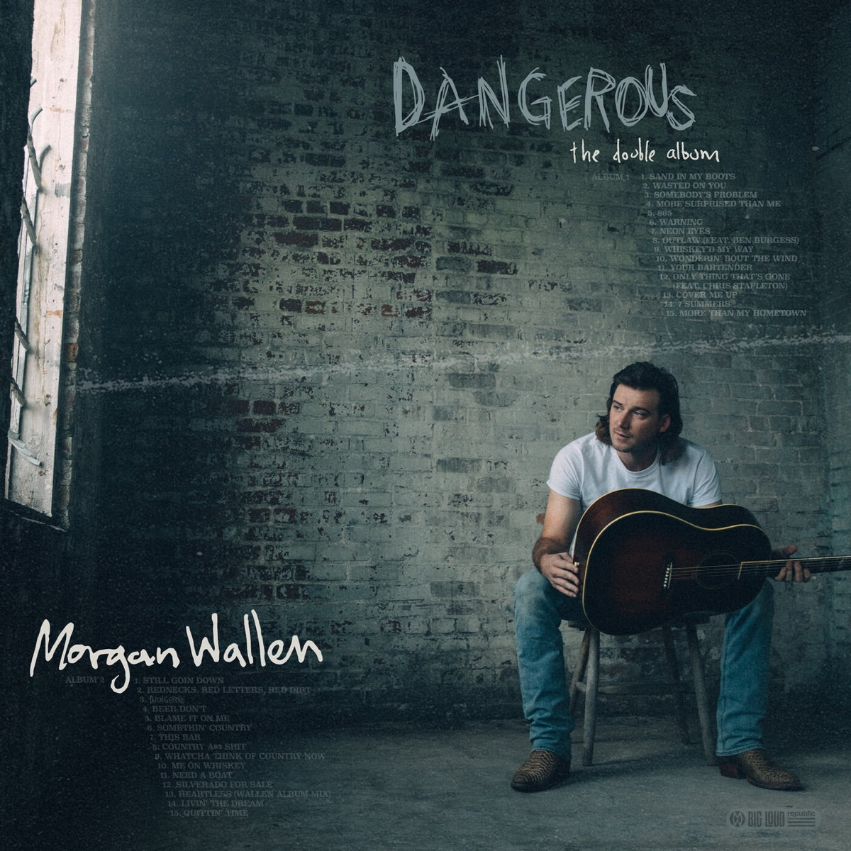 Morgan Wallen — Dangerous: The Double Album, CD album cover