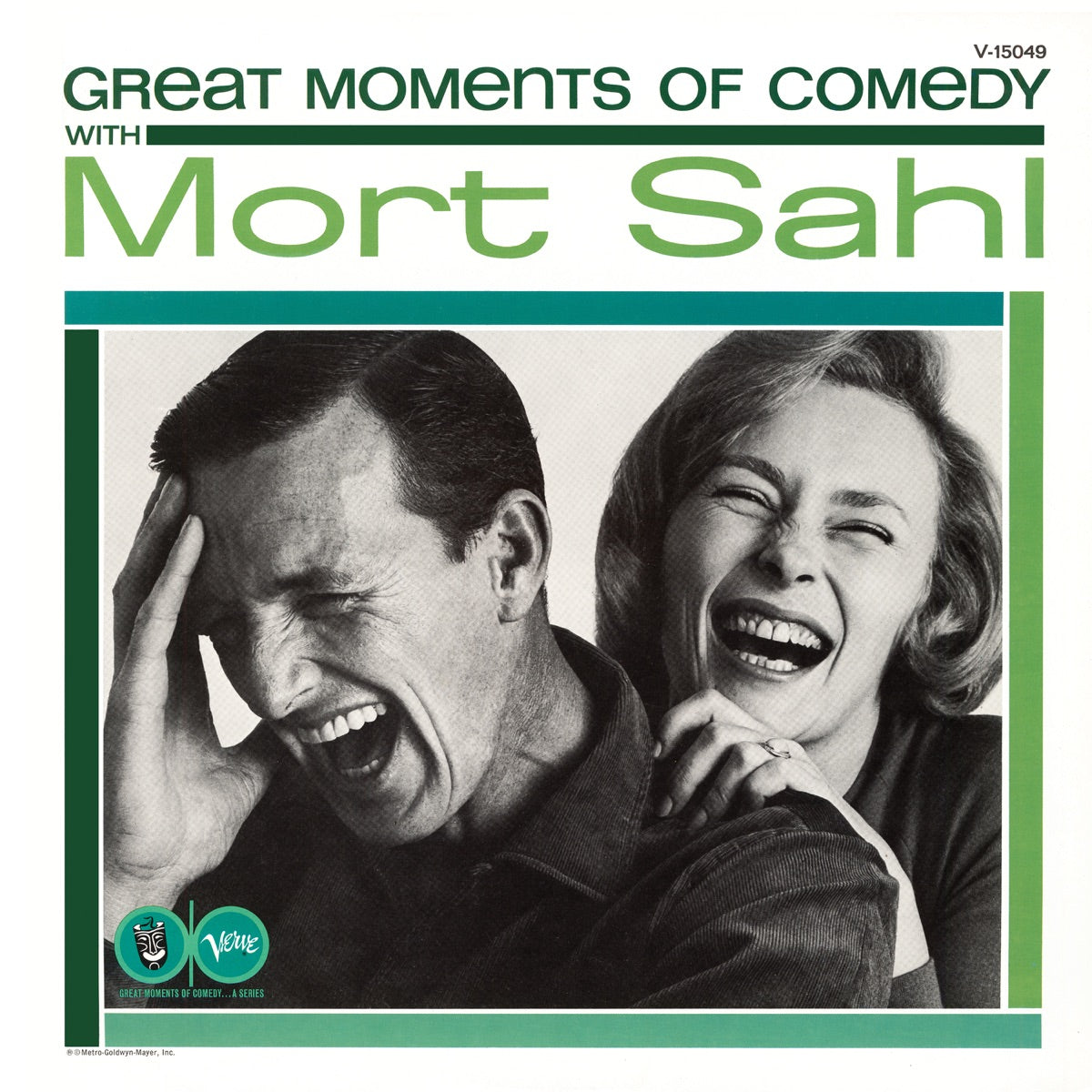 Mort Sahl — Great Moments In Comedy With Mort Sahl, vinyl LP album cover