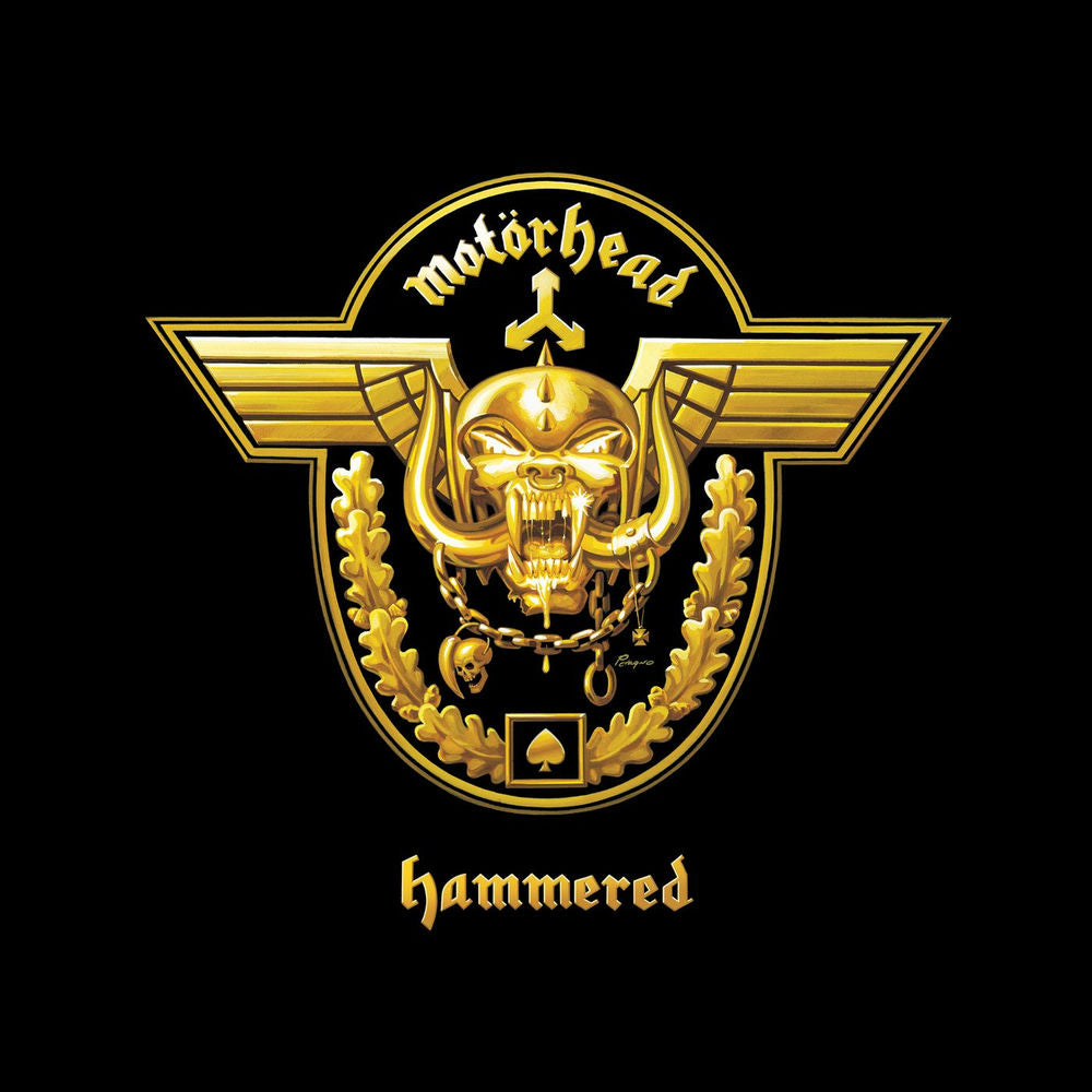 Motörhead — Hammered, vinyl LP album cover