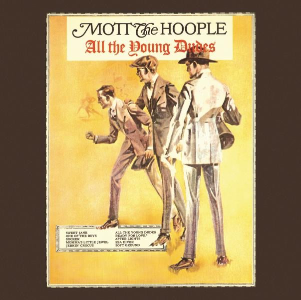 Mott the Hoople — All the Young Dudes (Expanded Edition), vinyl LP album cover