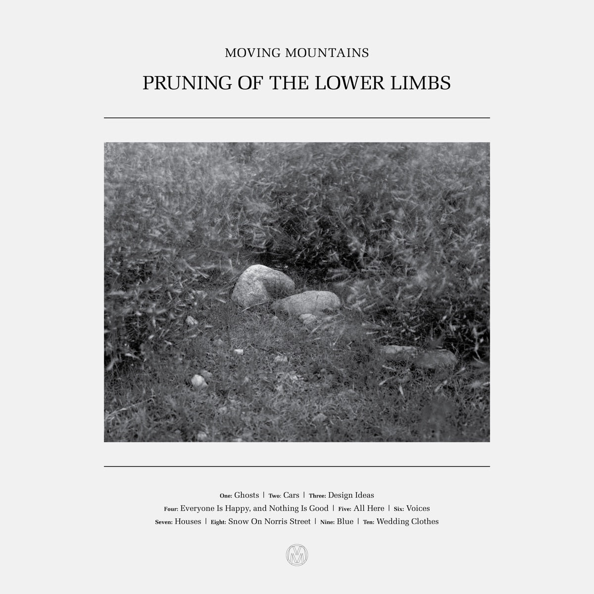 Moving Mountains — Pruning of the Lower Limbs, vinyl LP album cover