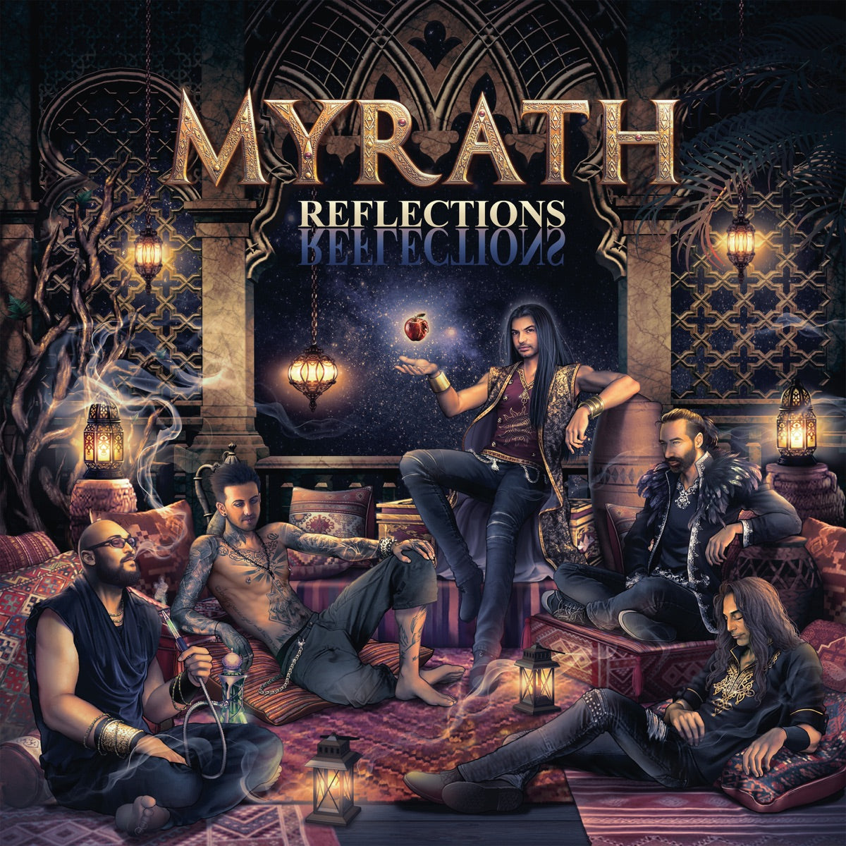 Myrath — Reflections: Best Of, vinyl LP album cover