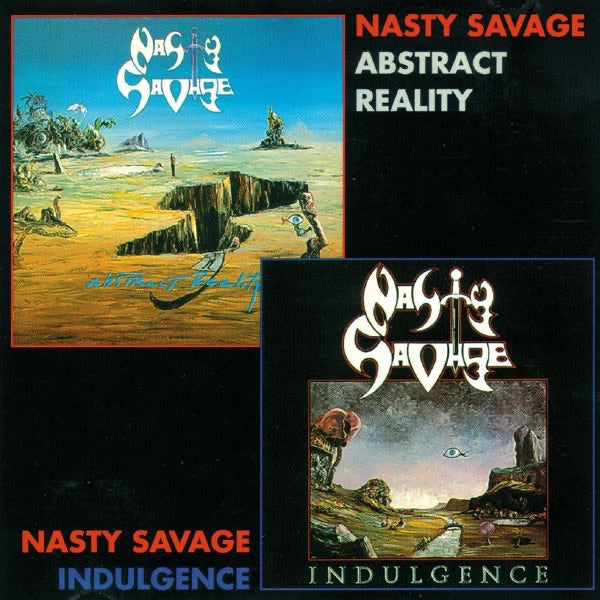 Nasty Savage — Indulgence / Abstract Reality, vinyl LP album cover