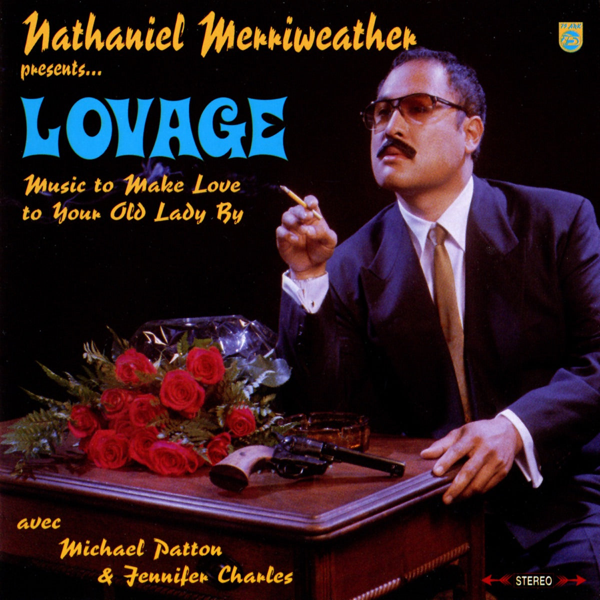 Nathaniel Merriweather — Nathaniel Merriweather Presents...Lovage: Music to Make Love to Your Old Lady By (feat. Mike Patton, Jennifer Charles, Kid Koala & Dan the Automator), vinyl LP album cover