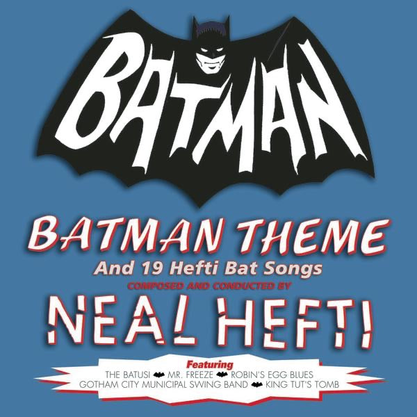Neal Hefti and His Orchestra — Batman Theme & 19 Hefti Bat Songs, 7-inch vinyl single album cover