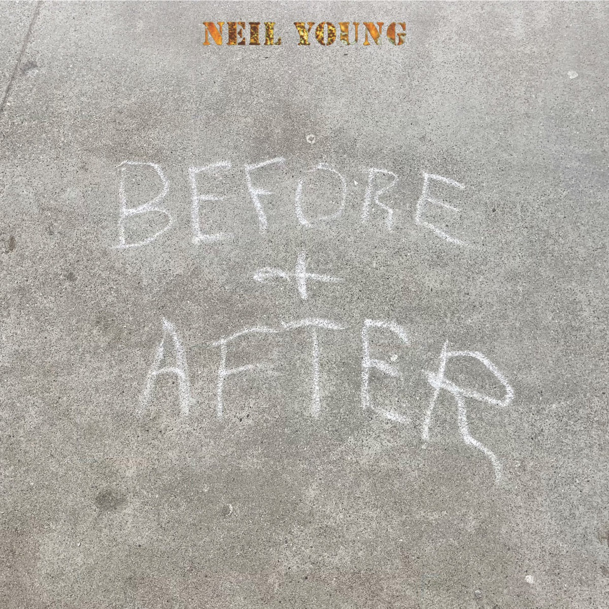 Neil Young — Before and After, vinyl LP album cover