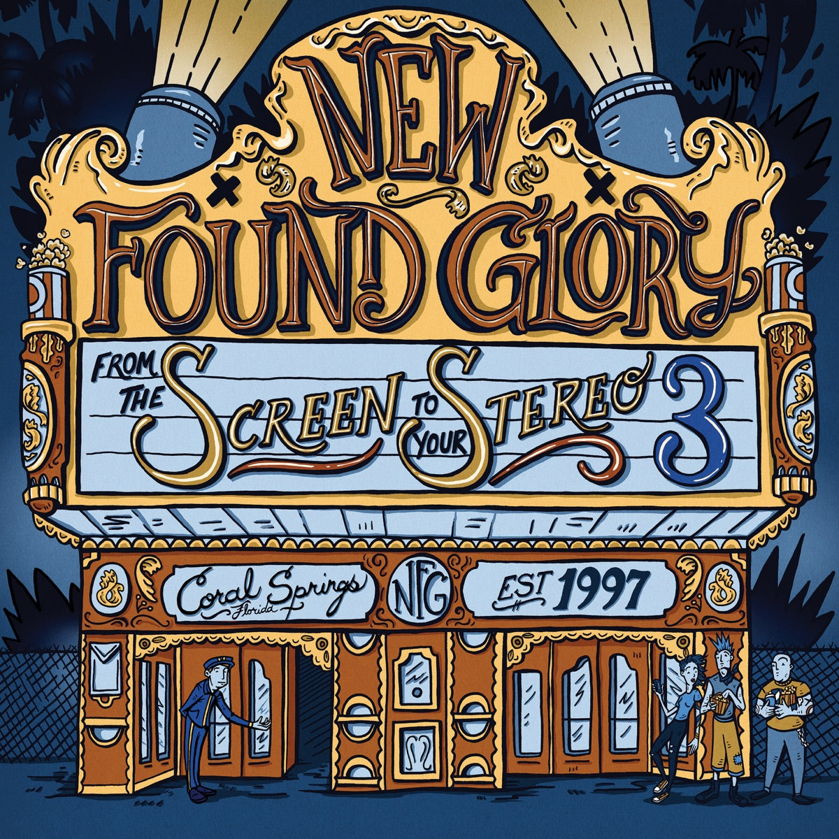 New Found Glory — From the Screen to Your Stereo 3, vinyl LP album cover