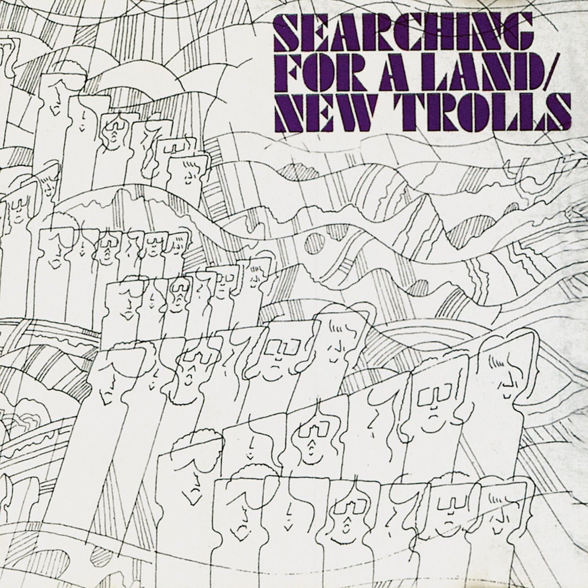 New Trolls — Searching for a Land, vinyl LP album cover