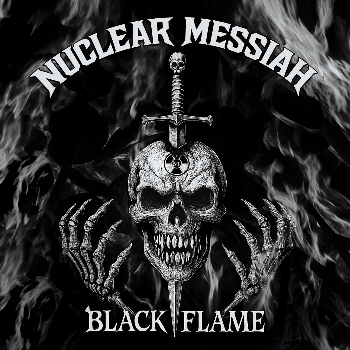 Nuclear Messiah & Chris Poland — Black Flame, CD album cover