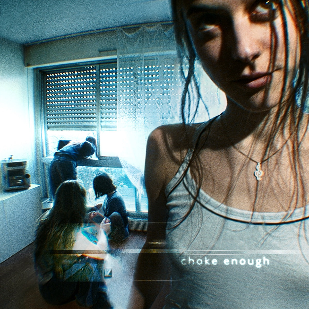 Oklou — choke enough, vinyl LP album cover