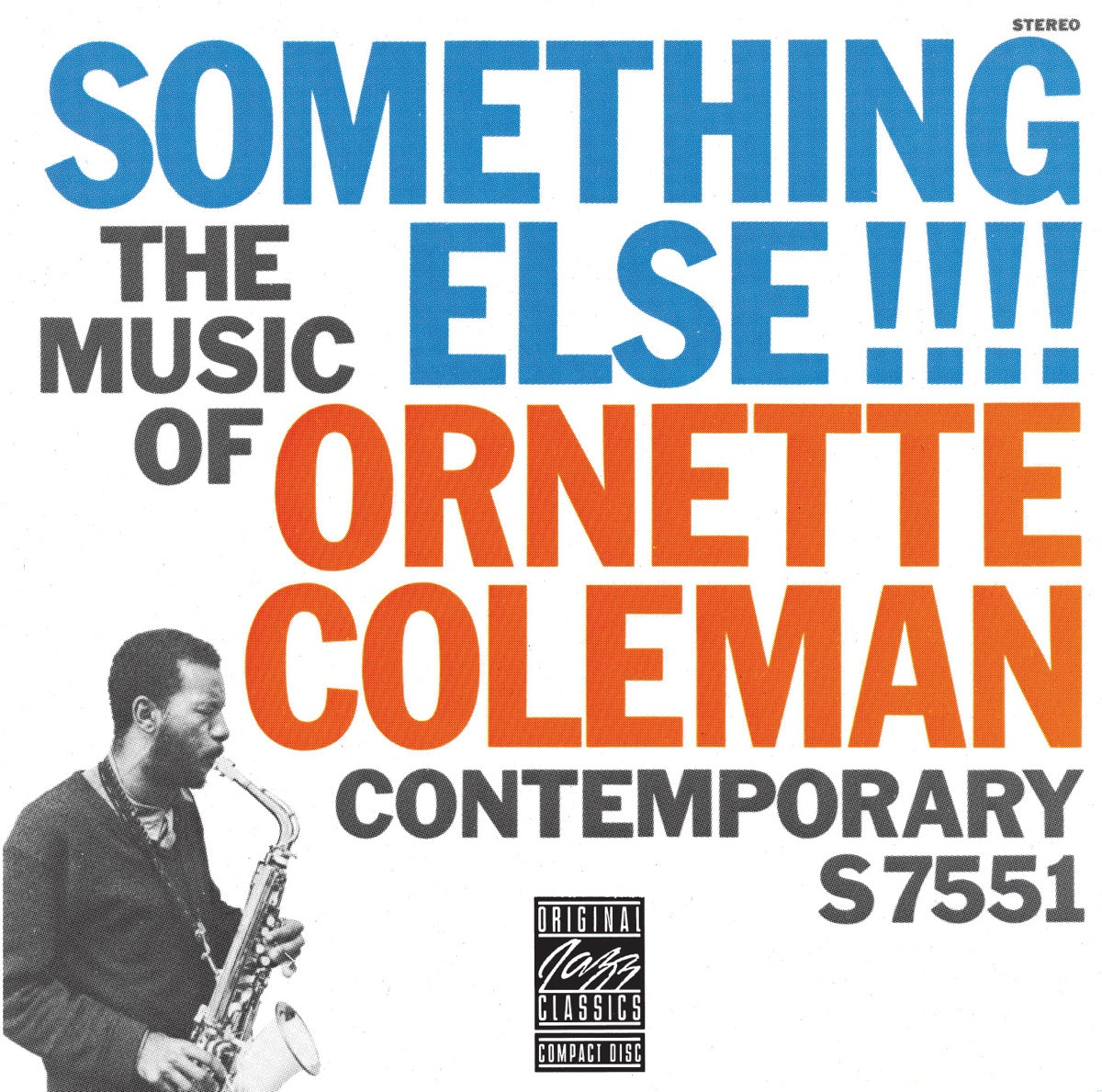 Ornette Coleman — Something Else!!!! (The Music of Ornette Coleman), vinyl LP album cover
