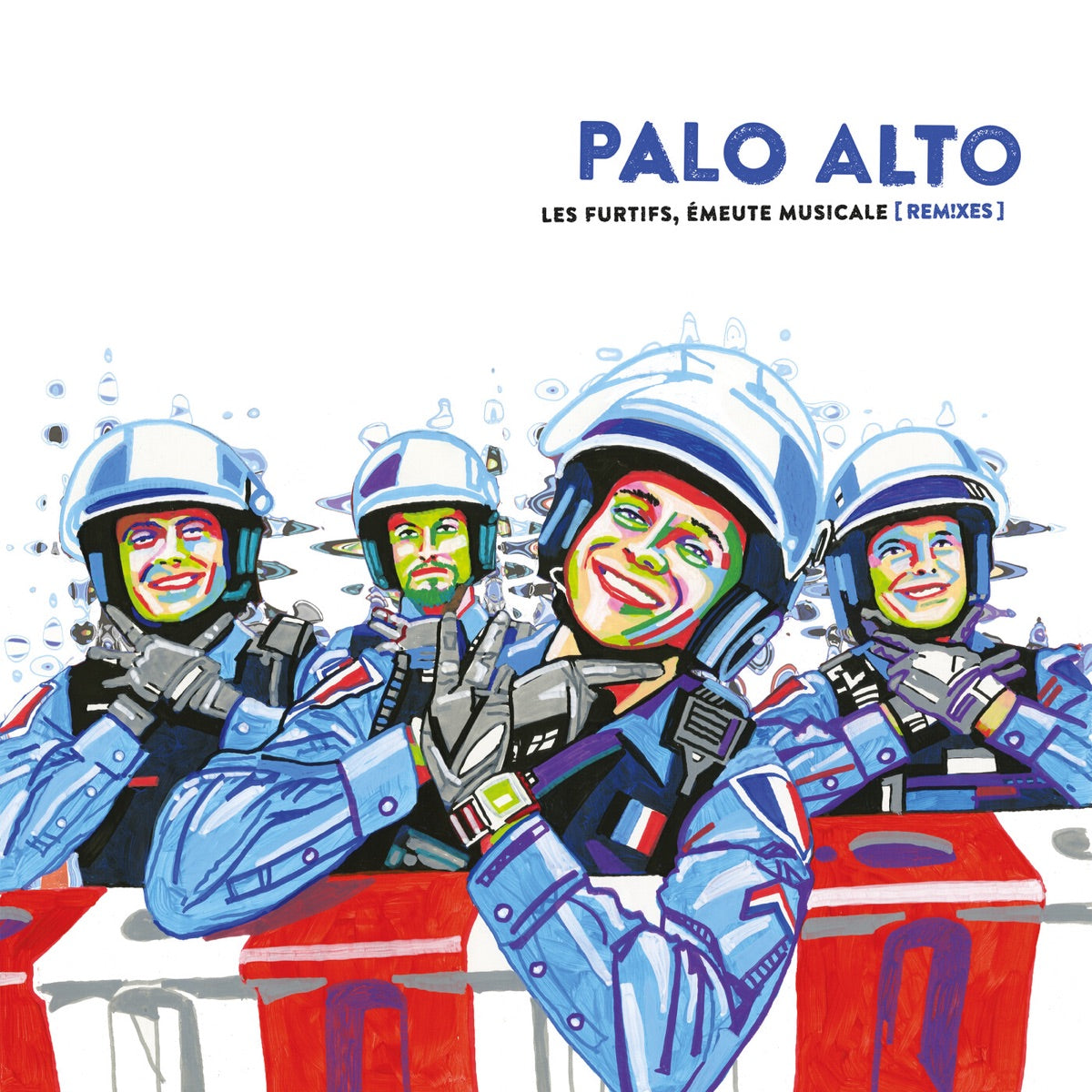 Palo Alto — Les Furtifs, émeute musicale (remixes), vinyl LP album cover