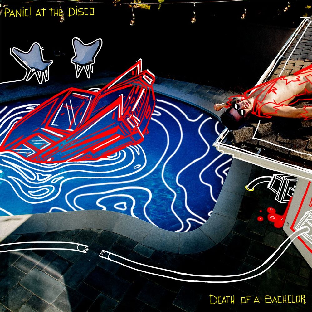 Panic! At The Disco — Death of a Bachelor, vinyl LP album cover