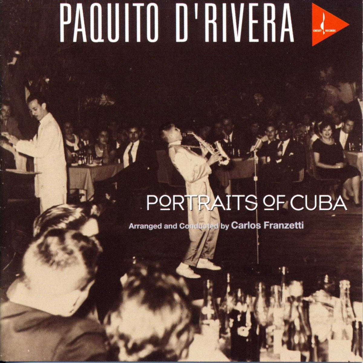 Paquito D'Rivera — Portraits of Cuba, vinyl LP album cover