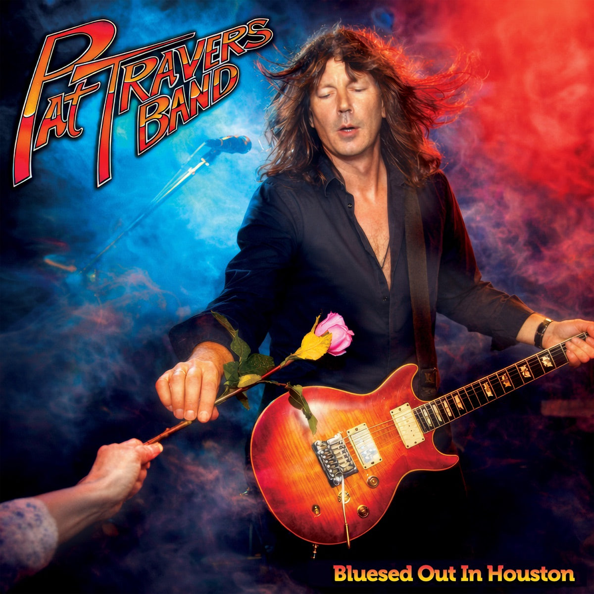 Pat Travers — Bluesed Out In Houston - Live in Houston, TX - March 20, 2004, vinyl LP album cover