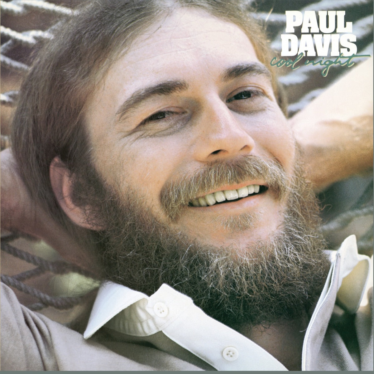 Paul Davis — Cool Night, 7-inch vinyl single album cover