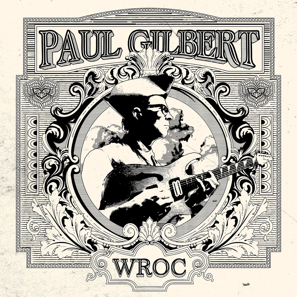 Paul Gilbert — Wroc, vinyl LP album cover