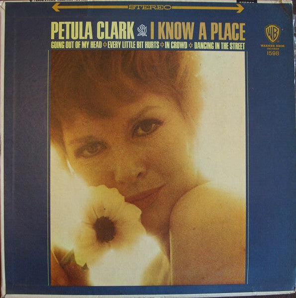 Petula Clark — I Know A Place, vinyl LP album cover