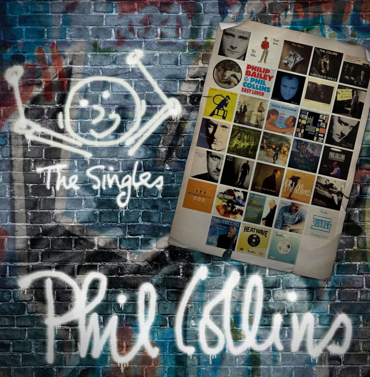 Phil Collins — The Singles (Remastered), 7-inch vinyl single album cover