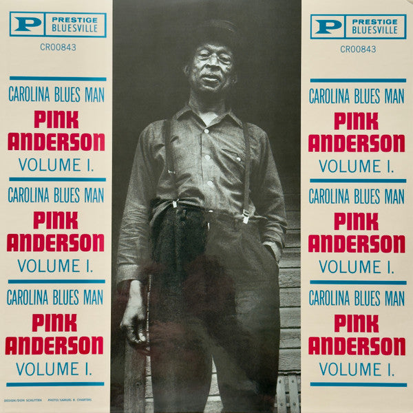 Pink Anderson — Volume 1: Carolina Blues Man, vinyl LP album cover