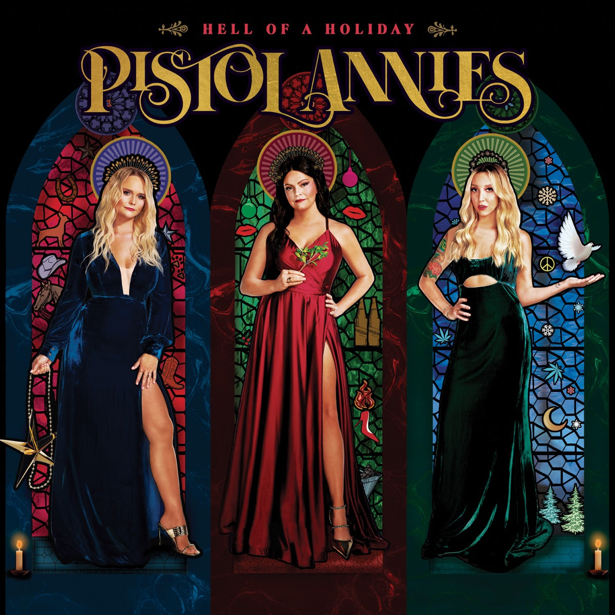 Pistol Annies — Hell of a Holiday, vinyl LP album cover
