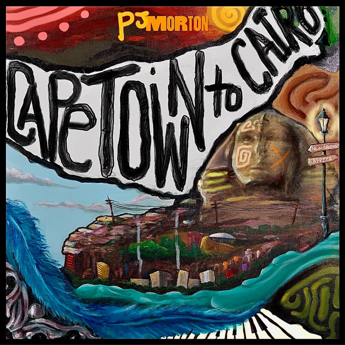 PJ Morton — Cape Town to Cairo, vinyl LP album cover