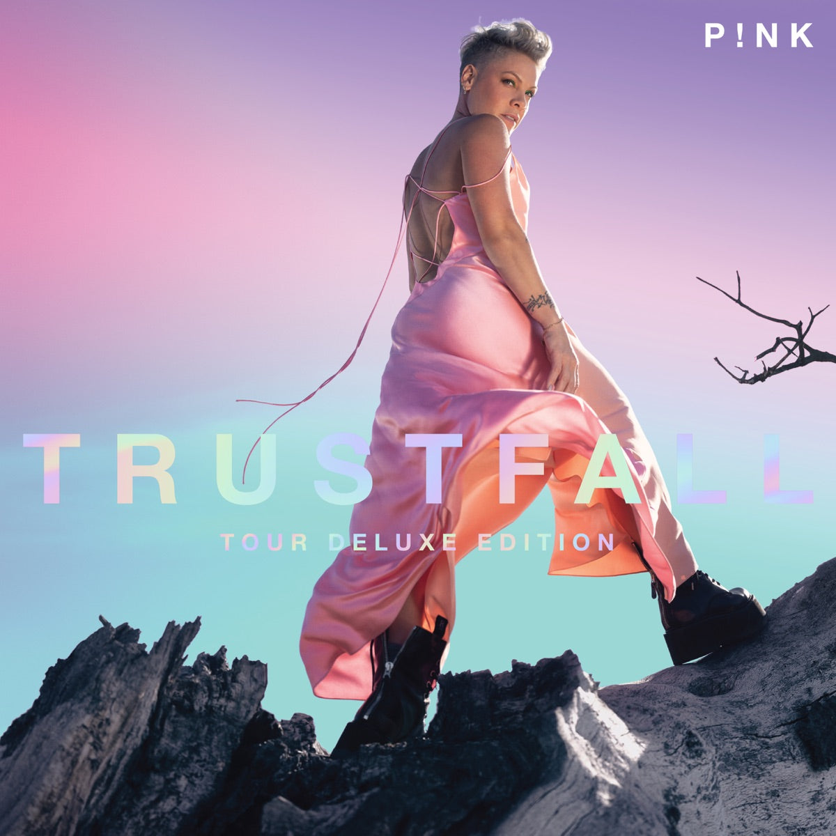 P!nk — TRUSTFALL (Tour Deluxe Edition), vinyl LP album cover