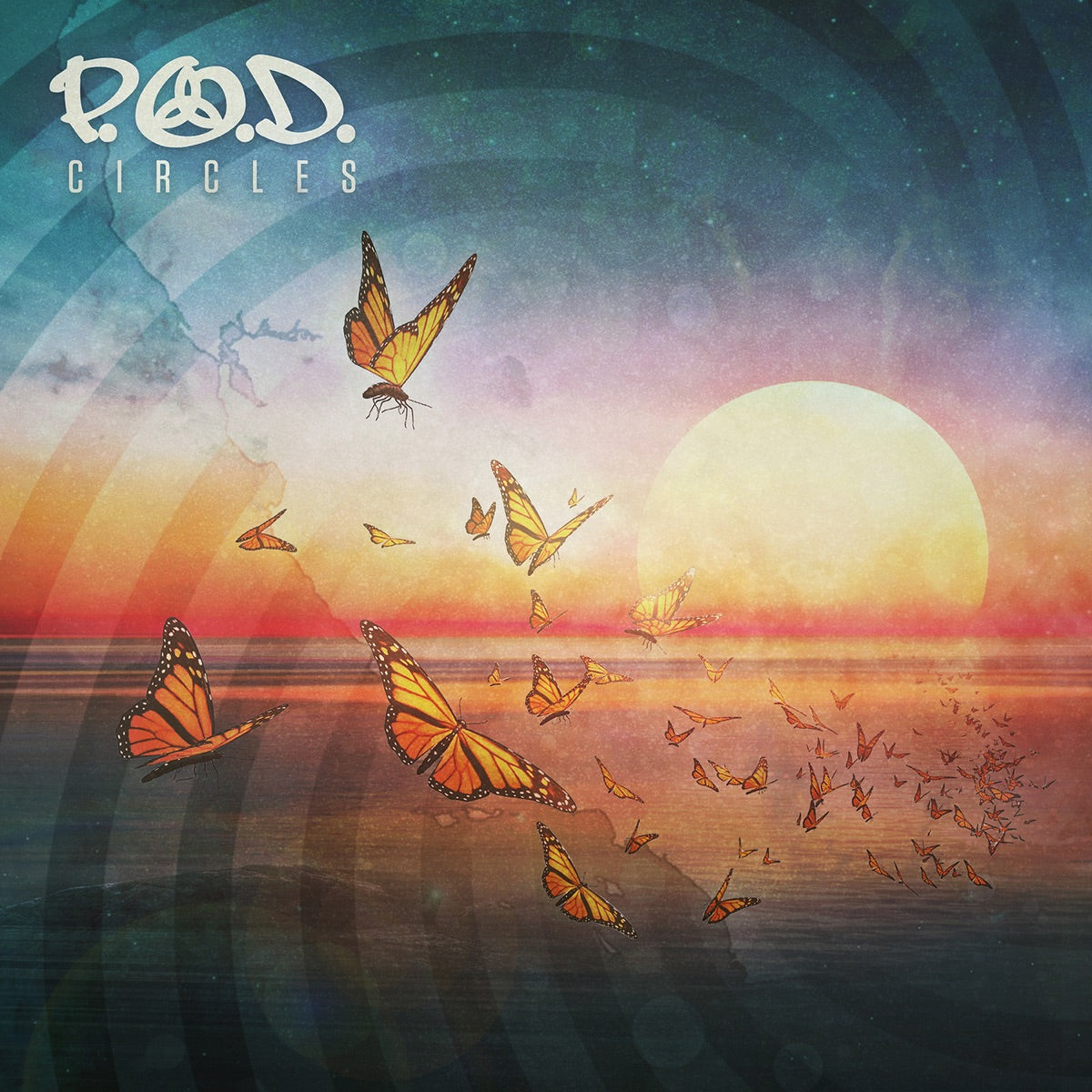 P.O.D. — Circles, vinyl LP album cover