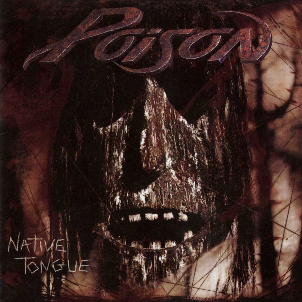 Poison — Native Tongue, vinyl LP album cover